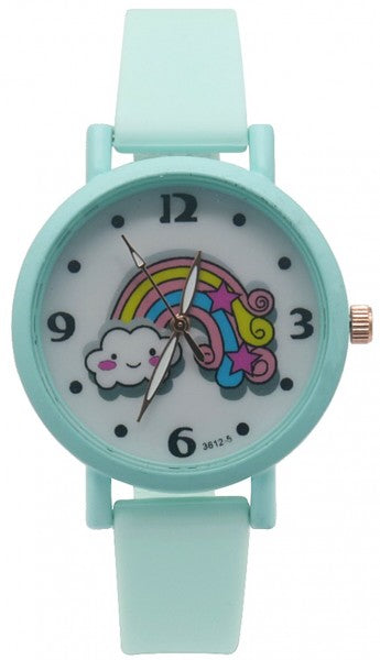 Turquoise horloge